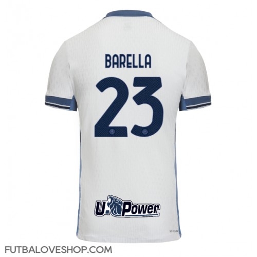 Dres Inter Milan Nicolo Barella #23 Preč 2024-25 Krátky Rukáv